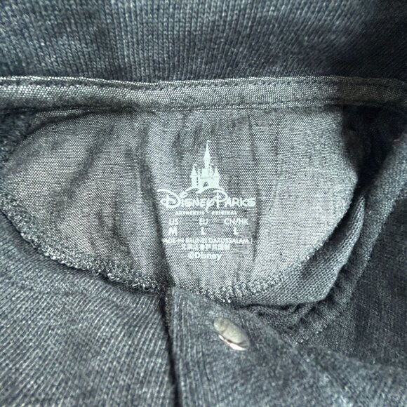 Disney Parks 2018 Mens Gray Pullover Sweatshirt Medium Cotton Blend Long Sleeve - Picture 3 of 8